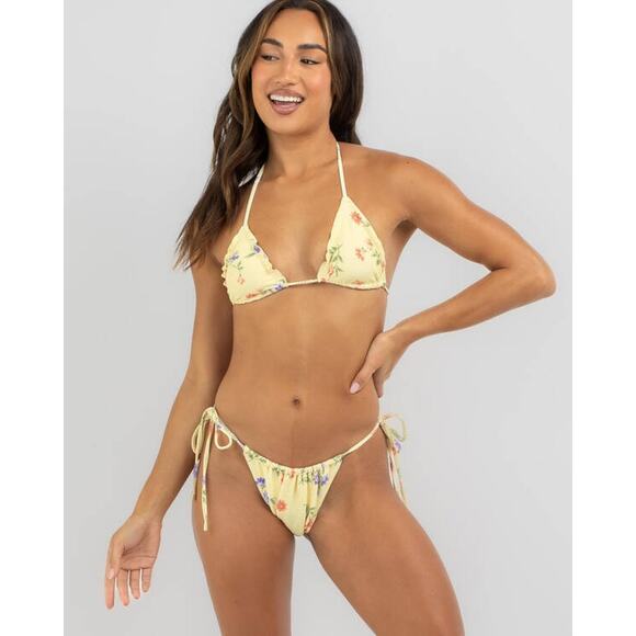 NWT Billabong Kismet Bells Tie Side Bikini Bottoms Women’s Size M/10 - Picture 1 of 6